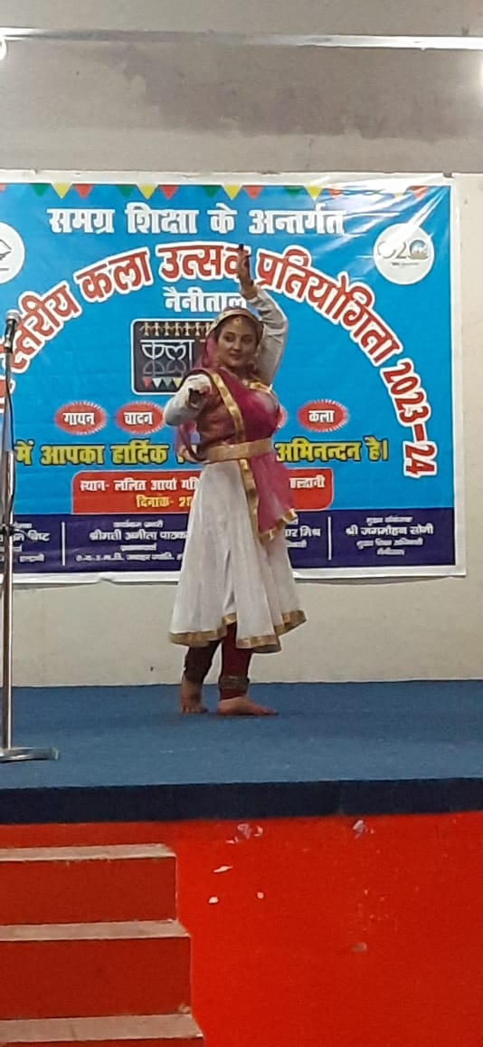 On 25/09/2023, a District Level Competition (kala Mahotsav)